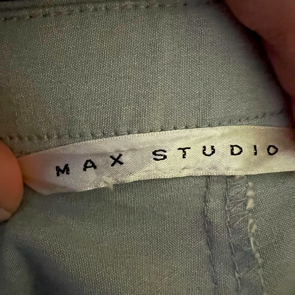 Max Studio High Waisted Pencil Skirt Stretch in Pale Grey Color Size Large - Picture 6 of 9